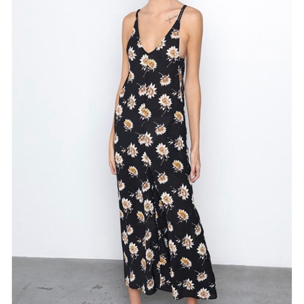 Grade & Gather Daisy Print Jumpsuit